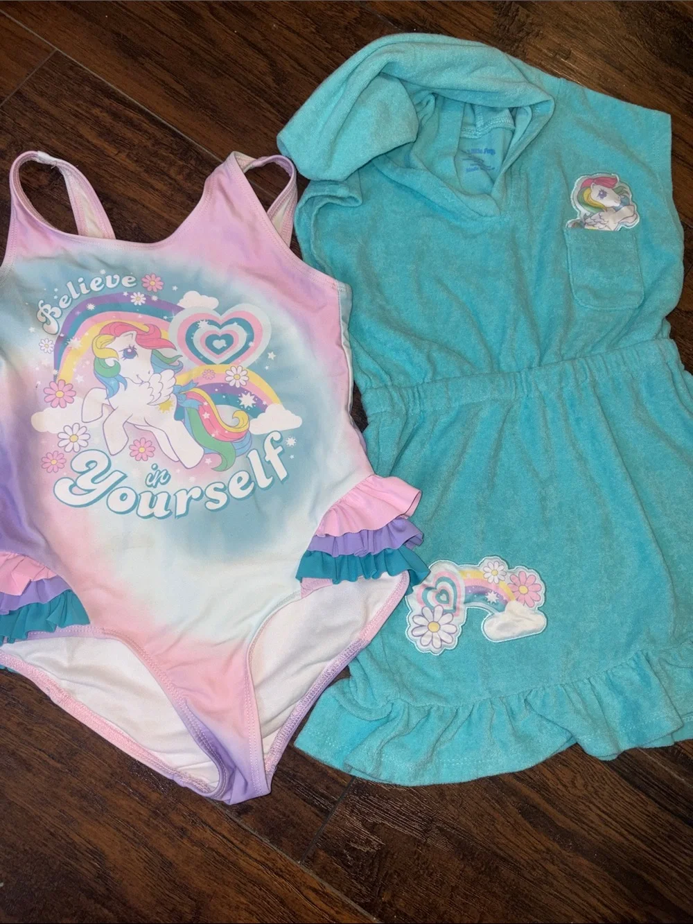 My Little Pony Light Blue Hooded One-Piece